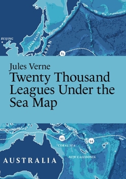 Map Jules Verne: Twenty Thousand Leagues Under the Sea Map Book