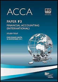 Paperback ACCA - F3 Financial Accounting (INT): Study Text Book