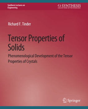 Paperback Tensor Properties of Solids, Part One: Equilibrium Tensor Properties of Solids Book