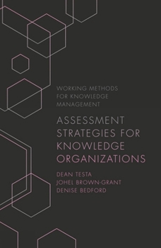 Paperback Assessment Strategies for Knowledge Organizations Book