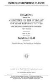 Paperback United States Department of Justice Book