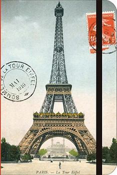 Paperback Paris Eiffel Tower Small Lined Notebook Book