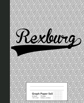 Paperback Graph Paper 5x5: REXBURG Notebook Book