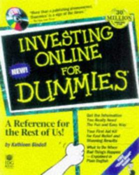 Paperback Investing Online for Dummies [With Includes Shareware & Freeware, Financial Analysis] Book