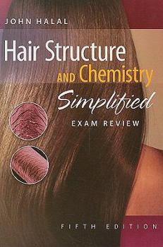 Paperback Exam Review for Halal's Hair Structure and Chemistry Simplified Book