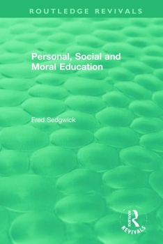 Paperback Personal, Social and Moral Education Book