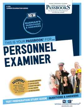 Paperback Personnel Examiner (C-578): Passbooks Study Guide Volume 578 Book