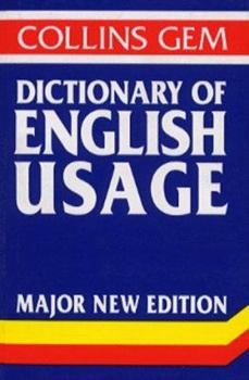 Paperback Collins Gem English Usage (Collins Gems) Book