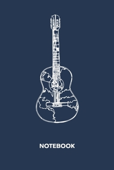 NOTEBOOK: Ruled Instruments Journal - Lined Solo Artist Organizer Guitarist Planner - Girlfriend Gift Idea Boyfriend - Music Concert Diary 6x9 Inch Guitar 120 Pages - Instrumentalist Birthday Present