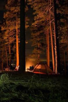 Paperback Glamping Notebook Book