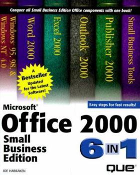 Paperback Microsoft Office 2000 Small Business Edition 6-In-1 Book