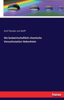 Paperback Die landwirtschaftlich-chemische Versuchsstation Hohenheim [German] Book