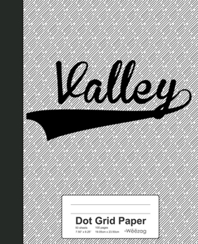 Paperback Dot Grid Paper: VALLEY Notebook Book