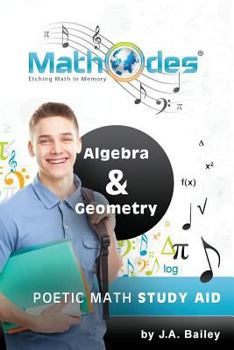 Paperback MathOdes: Etching Math in Memory: Algebra & Geometry Book