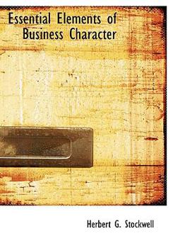 Paperback Essential Elements of Business Character [Large Print] Book