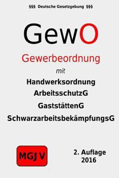 Paperback Gewerbeordnung - GewO [German] Book