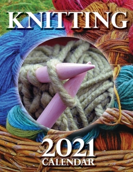 Paperback Knitting 2021 Calendar Book