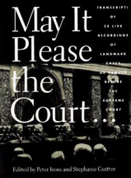 Hardcover May It Please the Court [With Cassettes] Book
