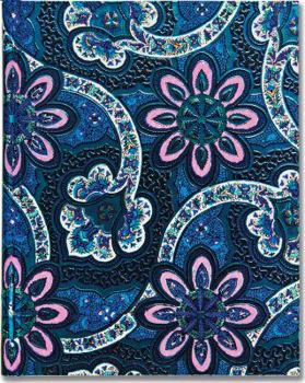 Hardcover Indigo Mandala Journal (Diary, Notebook) Book
