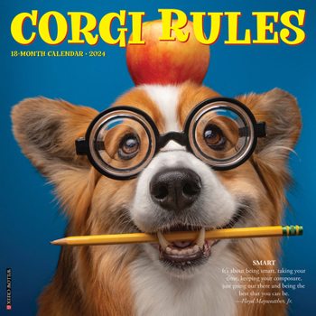 Calendar Corgi Rules 2024 12 X 12 Wall Calendar Book