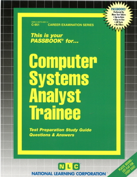 Spiral-bound Computer Systems Analyst Trainee: Passbooks Study Guide Book