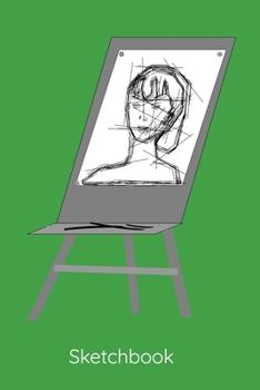 Sketchbook: Portrait Design - A 6x9 sketchpad with 100 blank pages to draw, sketch, doodle or whatever.