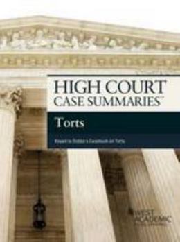 Paperback High Court Case Summaries on Torts, Keyed to Dobbs Book