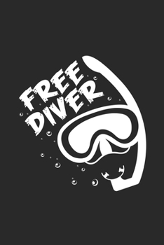 Free diver: 6x9 Freediving | grid | squared paper | notebook | notes