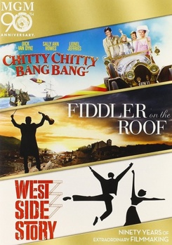 DVD Chitty Chitty Bang Bang / Fiddler On The Roof / West Side Story Book