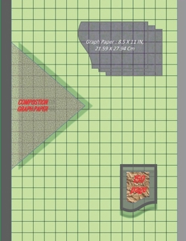 Paperback Graph Paper Notebook 8.5 x 11 IN, 21.59 x 27.94 cm: 1/2 inch thin = 0.5" squares perfect binding, non-perforated, Double-sided Composition Graph Paper Book