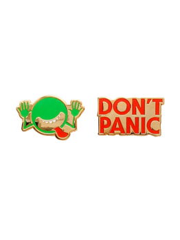 Unknown Binding The Hitchhiker's Guide to the Galaxy Enamel Pin Set Book