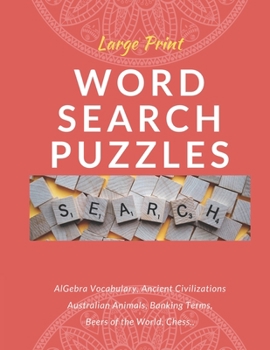 Paperback LARGE PRINT Word Search Puzzles: funster large print word search puzzles, large print word search, brain games large print word search, large print wo Book