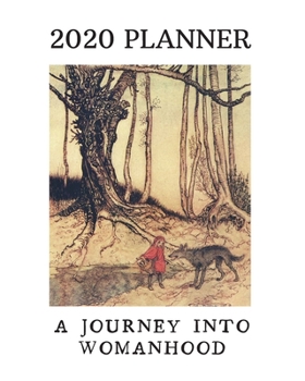 Paperback 2020 Planner: A Journey Into Womanhood: Monthly & Weekly Planner: Dot Grid Included: Perfect Gift For Travelers, Bookworms, Women [L Book