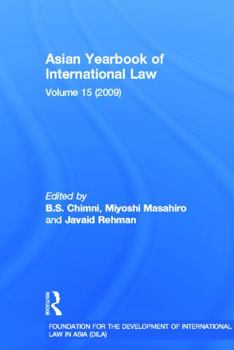 Hardcover Asian Yearbook of International Law: Volume 15 (2009) Book
