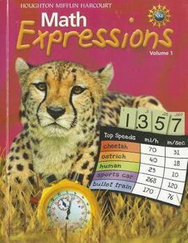 Hardcover Math Expressions: Student Activity Book Hardcover Level 5 Volume 1 2009 Book