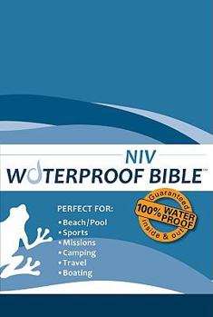 Paperback NIV(1984) Waterproof Bible: Blue Wave Book
