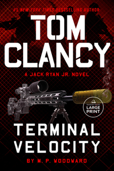 Paperback Tom Clancy Terminal Velocity [Large Print] Book
