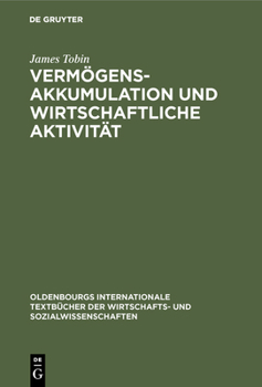 Hardcover Vermögensakkumulation und wirtschaftliche Aktivität [German] Book