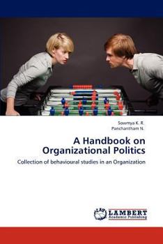 Paperback A Handbook on Organizational Politics Book