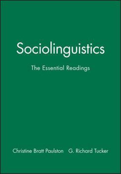 Paperback Sociolinguistics: The Essentials Readings Book