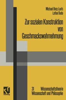 Paperback Zur Sozialen Konstruktion Von Geschmackswahrnehmung [German] Book