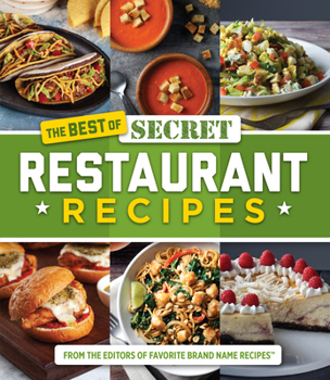 Hardcover The Best of Secret Restaurant Recipes Book