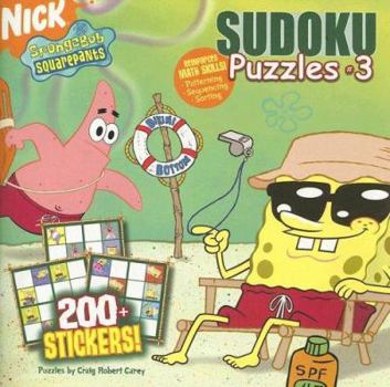 Paperback Spongebob Squarepants Sudoku Puzzles #03 [With 200+ Stickers] Book