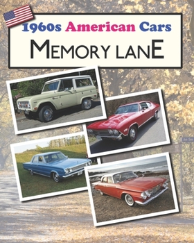 Paperback 1960s American Cars Memory Lane: large print picture book for dementia patients Book