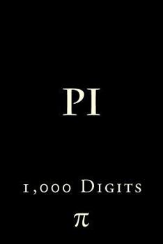 Paperback Pi: 1,000 Digits [Large Print] Book