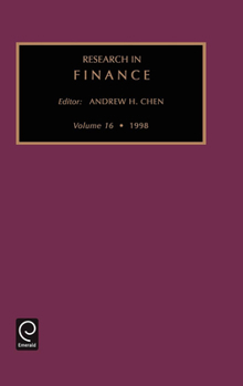 Hardcover Research in Finance Book