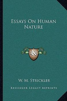 Essays on Human Nature