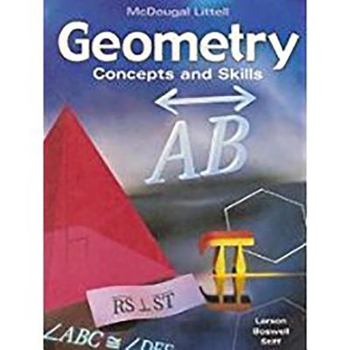 Hardcover McDougal Concepts & Skills Geometry: Student Edition Geometry 2003 Book