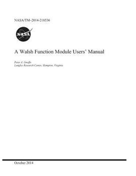 Paperback A Walsh Function Module Users' Manual Book