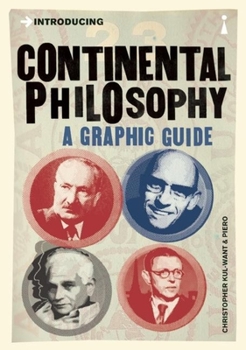 Paperback Introducing Continental Philosophy: A Graphic Guide Book